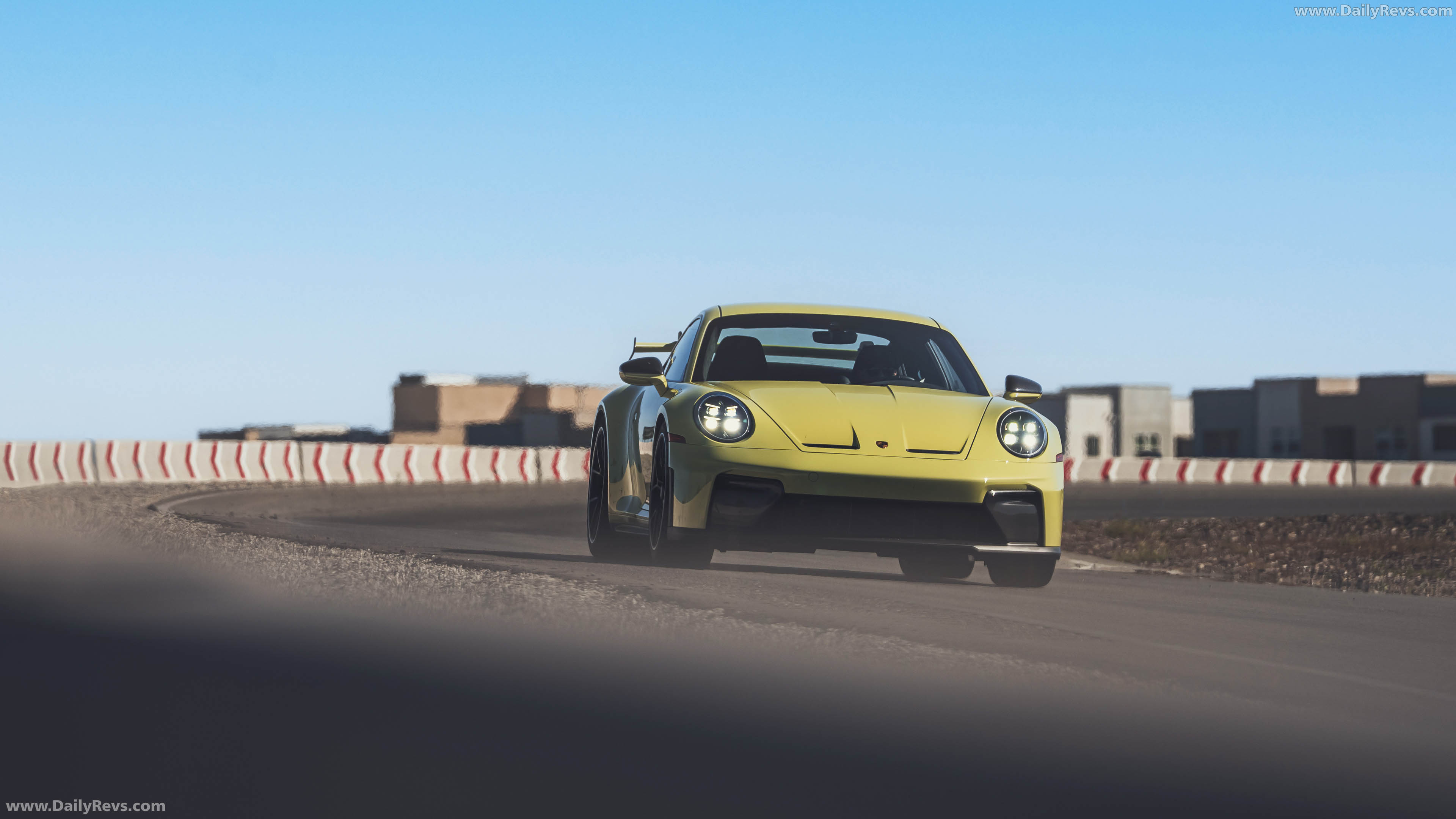 2025 Porsche 911 GT3 Weissach Package 992 ll Cartagena Yellow Front View