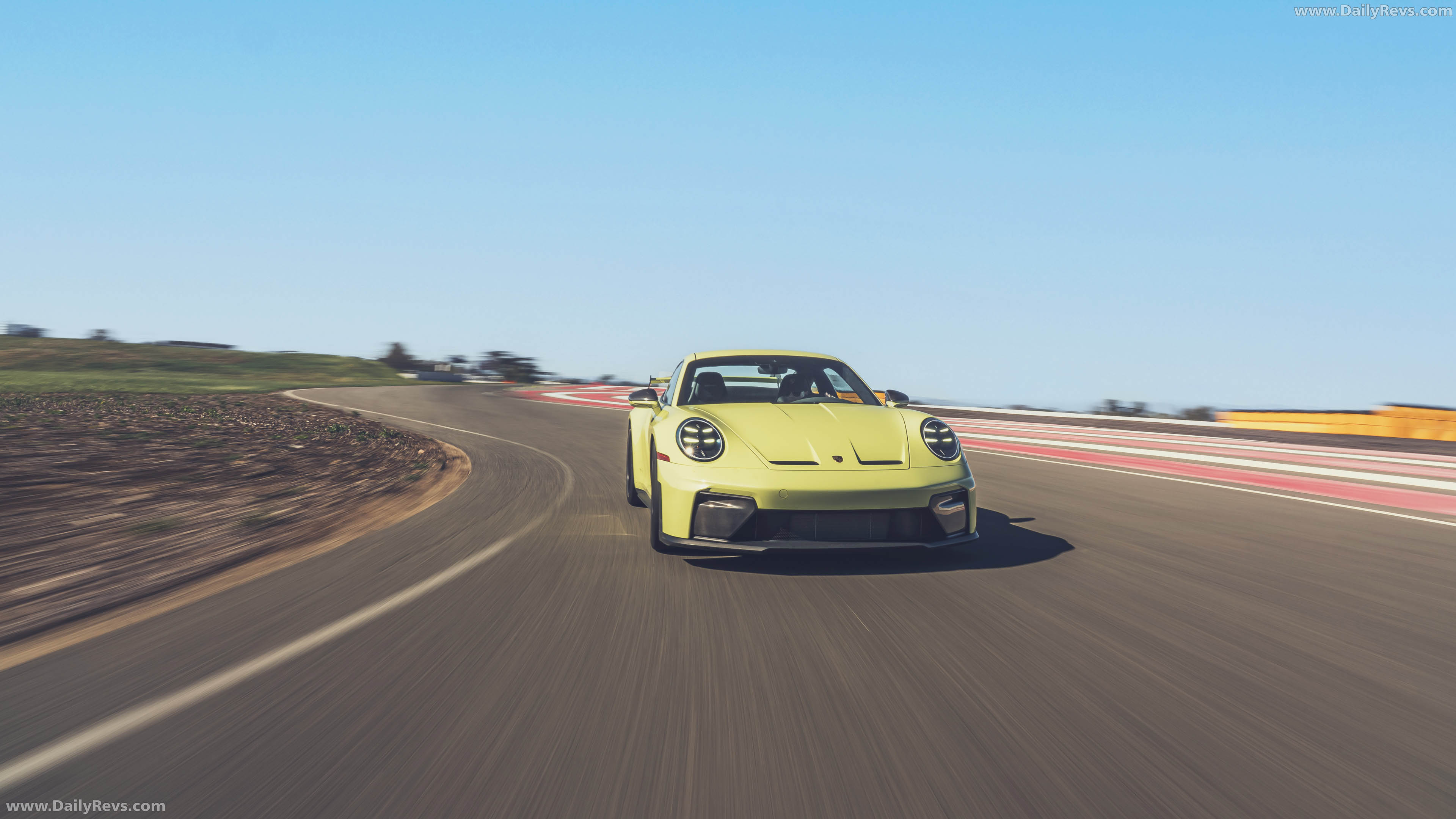 2025 Porsche 911 GT3 Weissach Package 992 ll Cartagena Yellow Front View