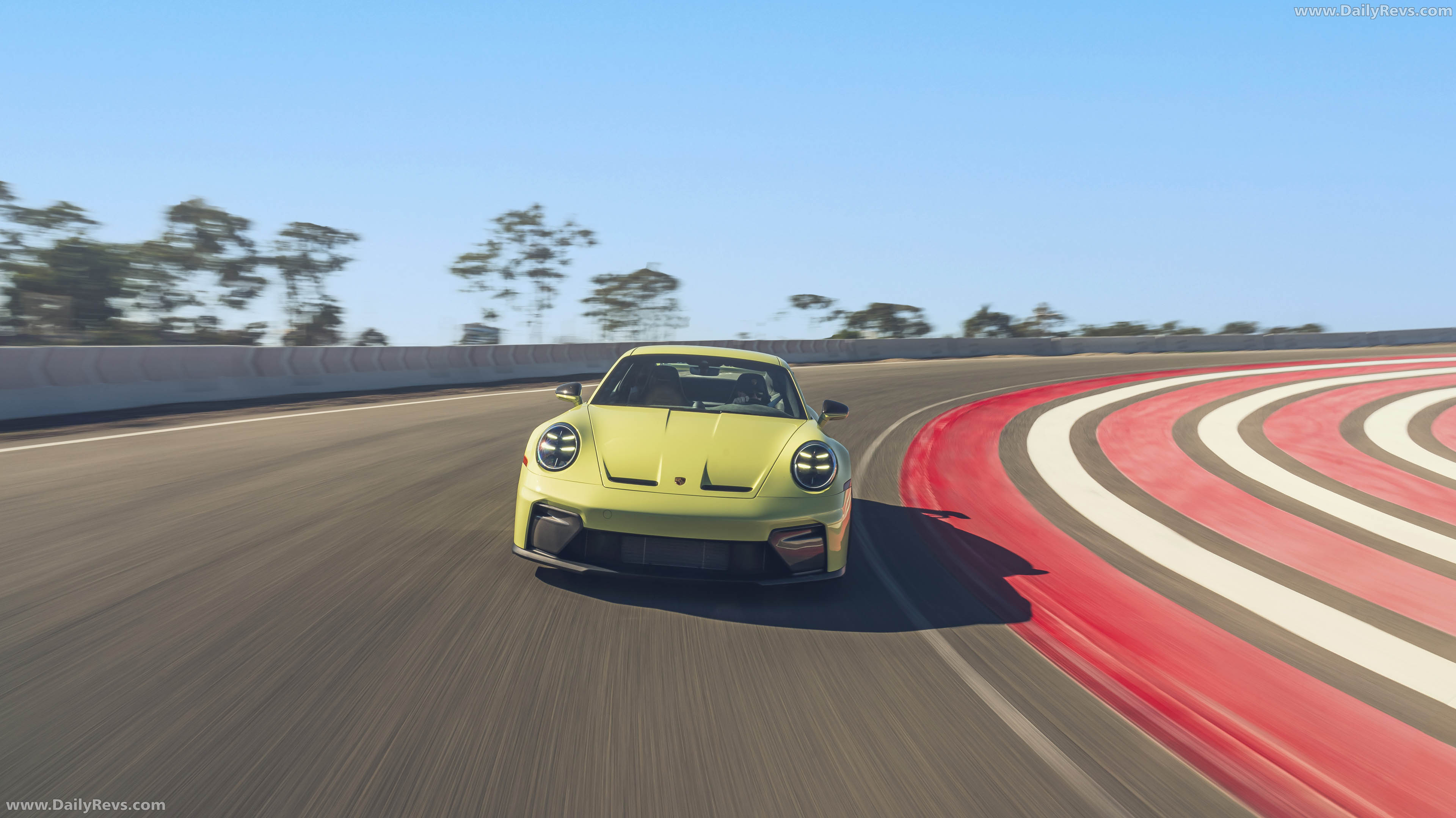 2025 Porsche 911 GT3 Weissach Package 992 ll Cartagena Yellow Front View