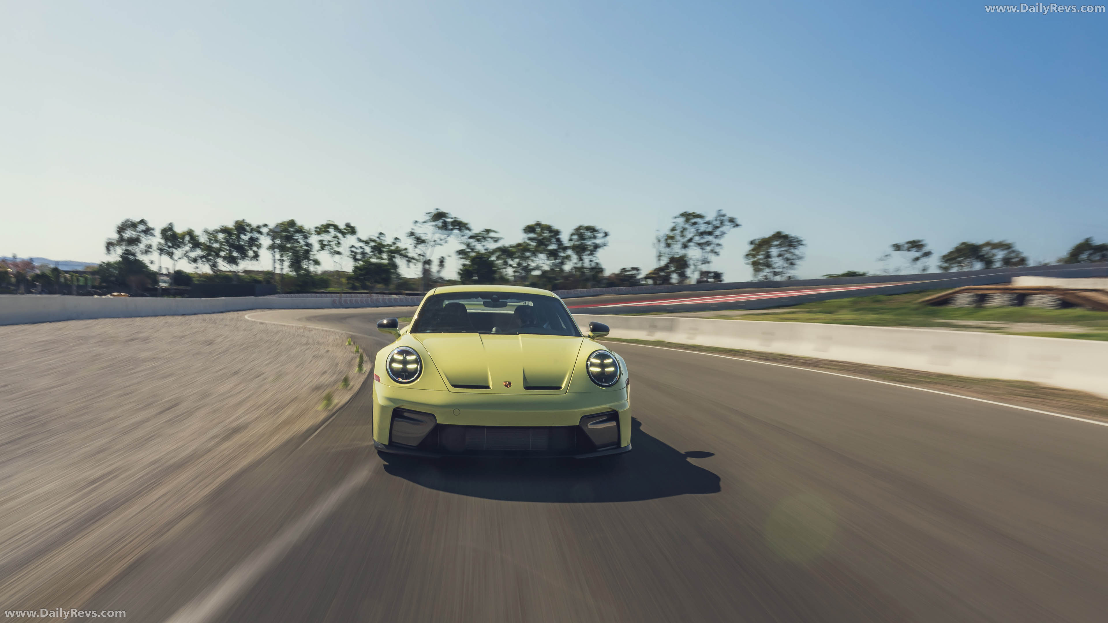 2025 Porsche 911 GT3 Weissach Package 992 ll Cartagena Yellow Front View