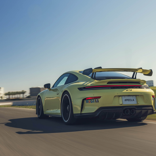 2025 Porsche 911 GT3 Weissach Package 992 ll Cartagena Yellow Rear View