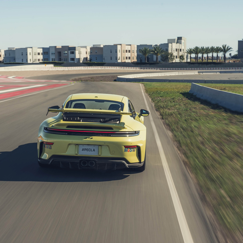 2025 Porsche 911 GT3 Weissach Package 992 ll Cartagena Yellow Rear View