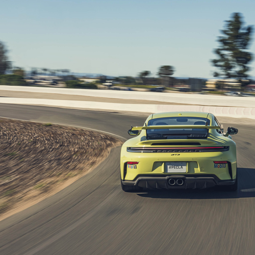2025 Porsche 911 GT3 Weissach Package 992 ll Cartagena Yellow Rear View
