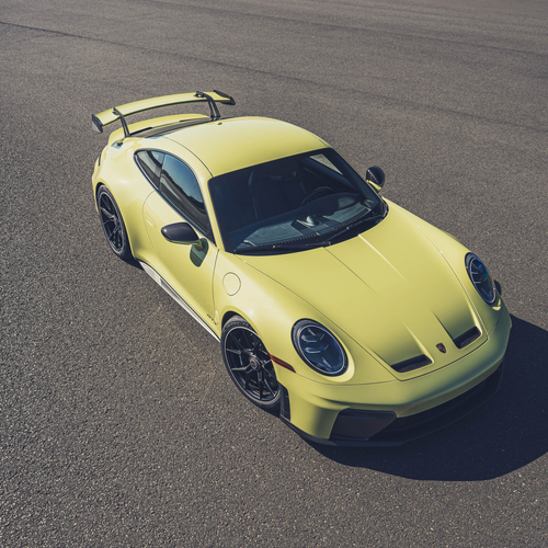 2025 Porsche 911 GT3 Weissach Package 992 ll Cartagena Yellow Top View
