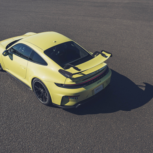 2025 Porsche 911 GT3 Weissach Package 992 ll Cartagena Yellow Top View