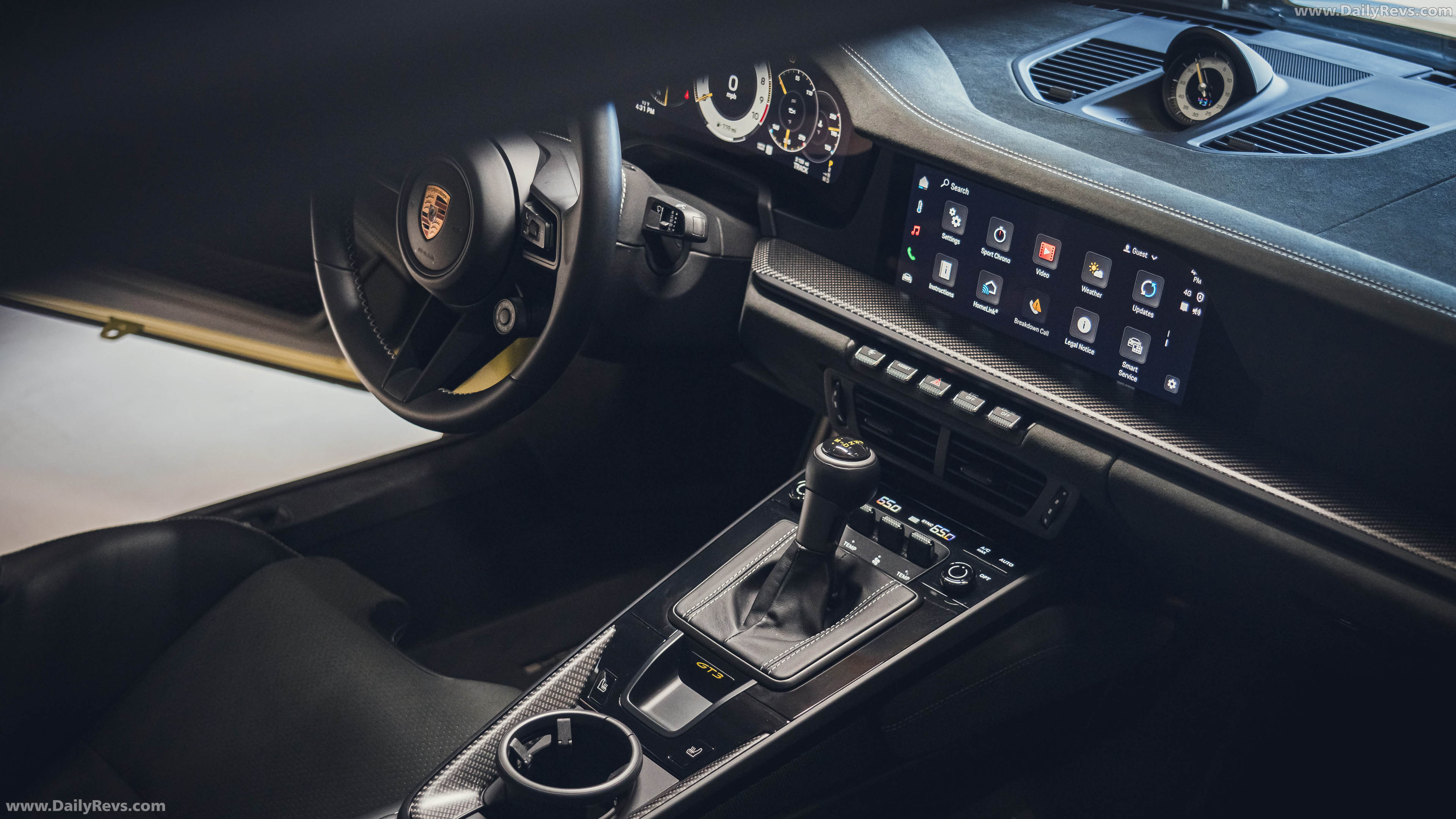 2025 Porsche 911 GT3 Weissach Package 992 ll Cartagena Yellow Interior