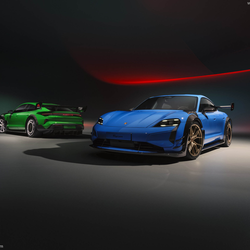 2027 Porsche Taycan Turbo GT with Manthey Kit J1 II Front View