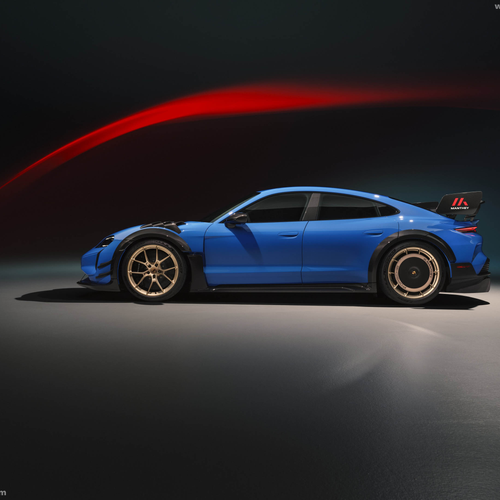 2027 Porsche Taycan Turbo GT with Manthey Kit J1 II Side View