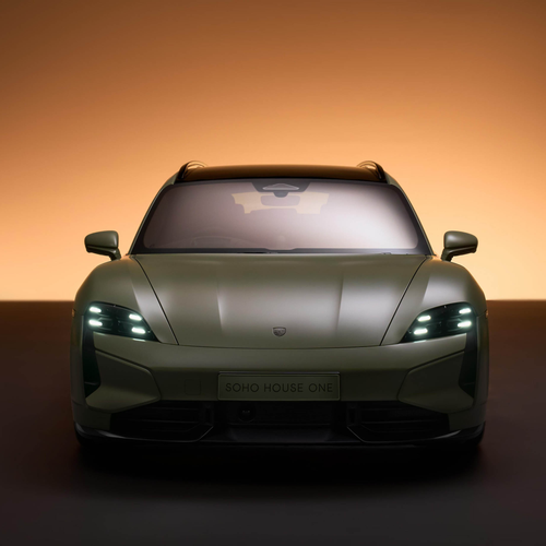 2026 Porsche Taycan Turbo S Soho House One Front View