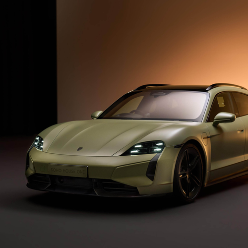 2026 Porsche Taycan Turbo S Soho House One Front View
