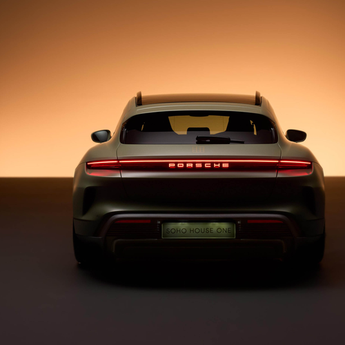 2026 Porsche Taycan Turbo S Soho House One Rear View