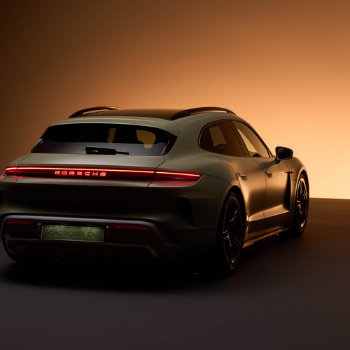 2026 Porsche Taycan Turbo S Soho House One Rear View