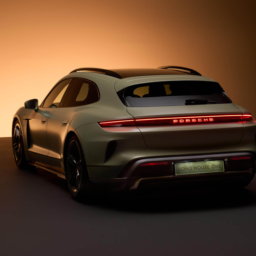 2026 Porsche Taycan Turbo S Soho House One Rear View