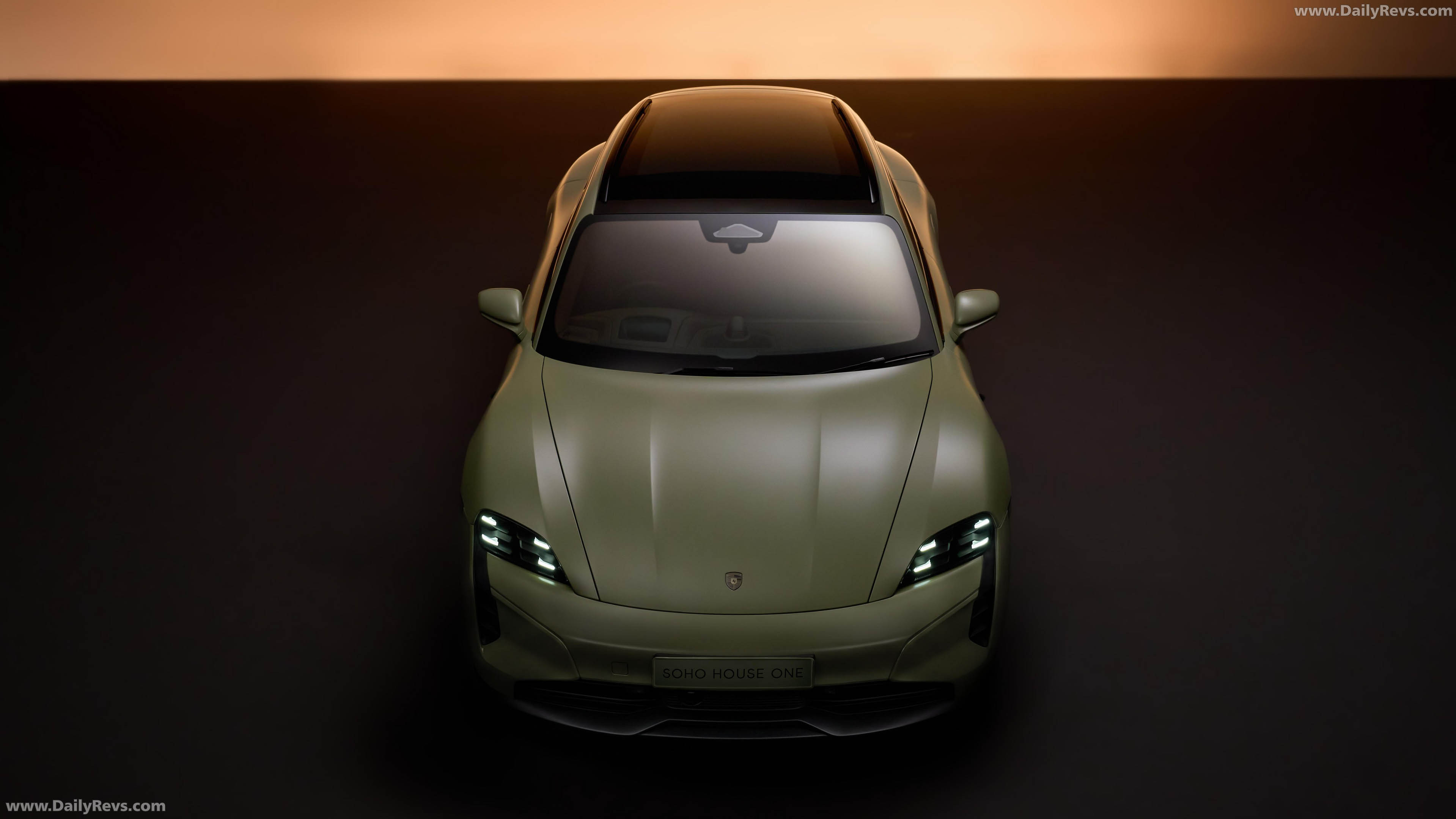 2026 Porsche Taycan Turbo S Soho House One Top View