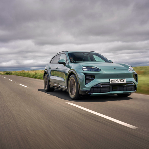 2027 Porsche Cayenne Turbo Electric E4 UK Version Front View