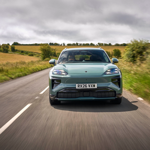 2027 Porsche Cayenne Turbo Electric E4 UK Version Front View