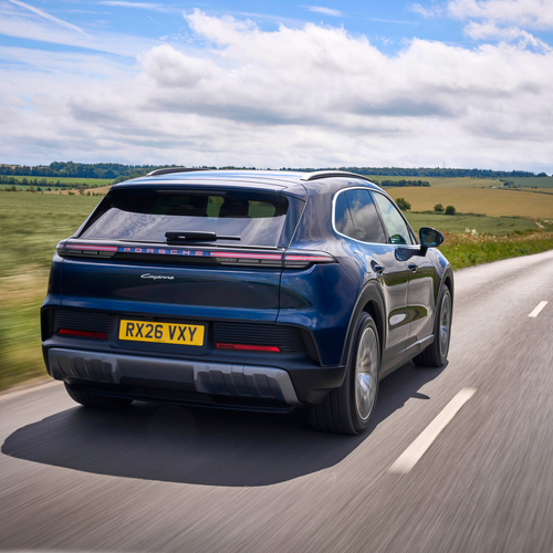 2027 Porsche Cayenne Electric E4 UK Version Rear View