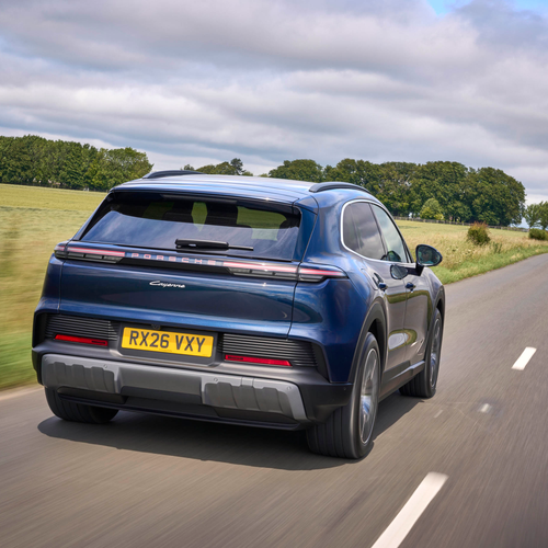2027 Porsche Cayenne Electric E4 UK Version Rear View