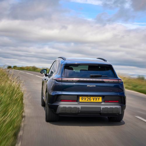 2027 Porsche Cayenne Electric E4 UK Version Rear View