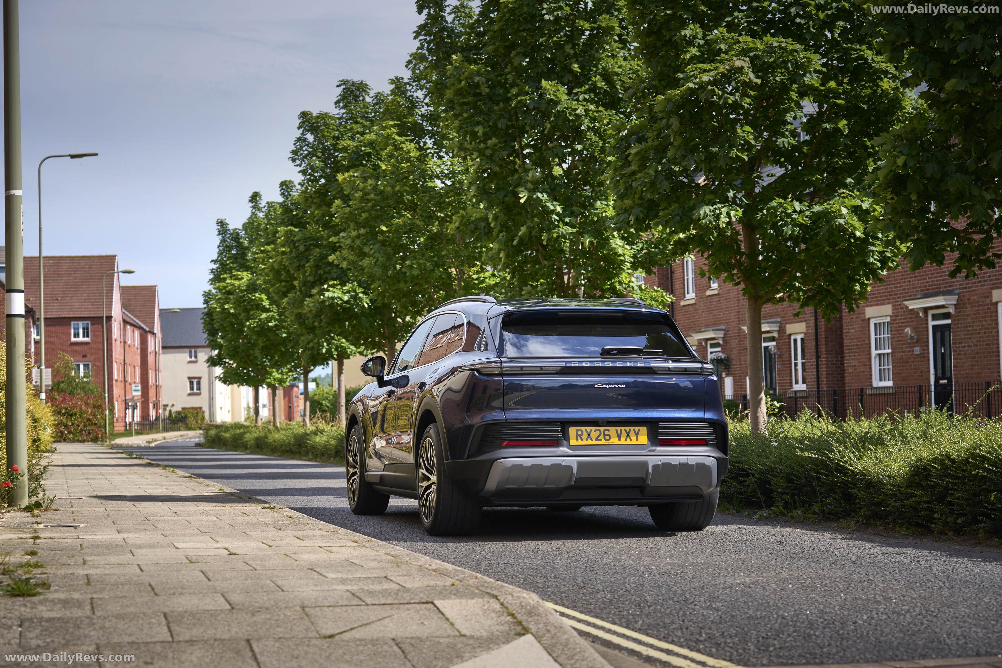 2027 Porsche Cayenne Electric E4 UK Version Rear View