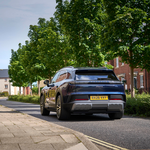 2027 Porsche Cayenne Electric E4 UK Version Rear View