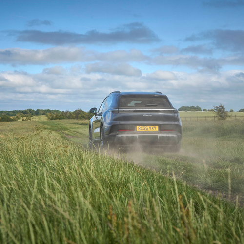 2027 Porsche Cayenne Electric E4 UK Version Rear View