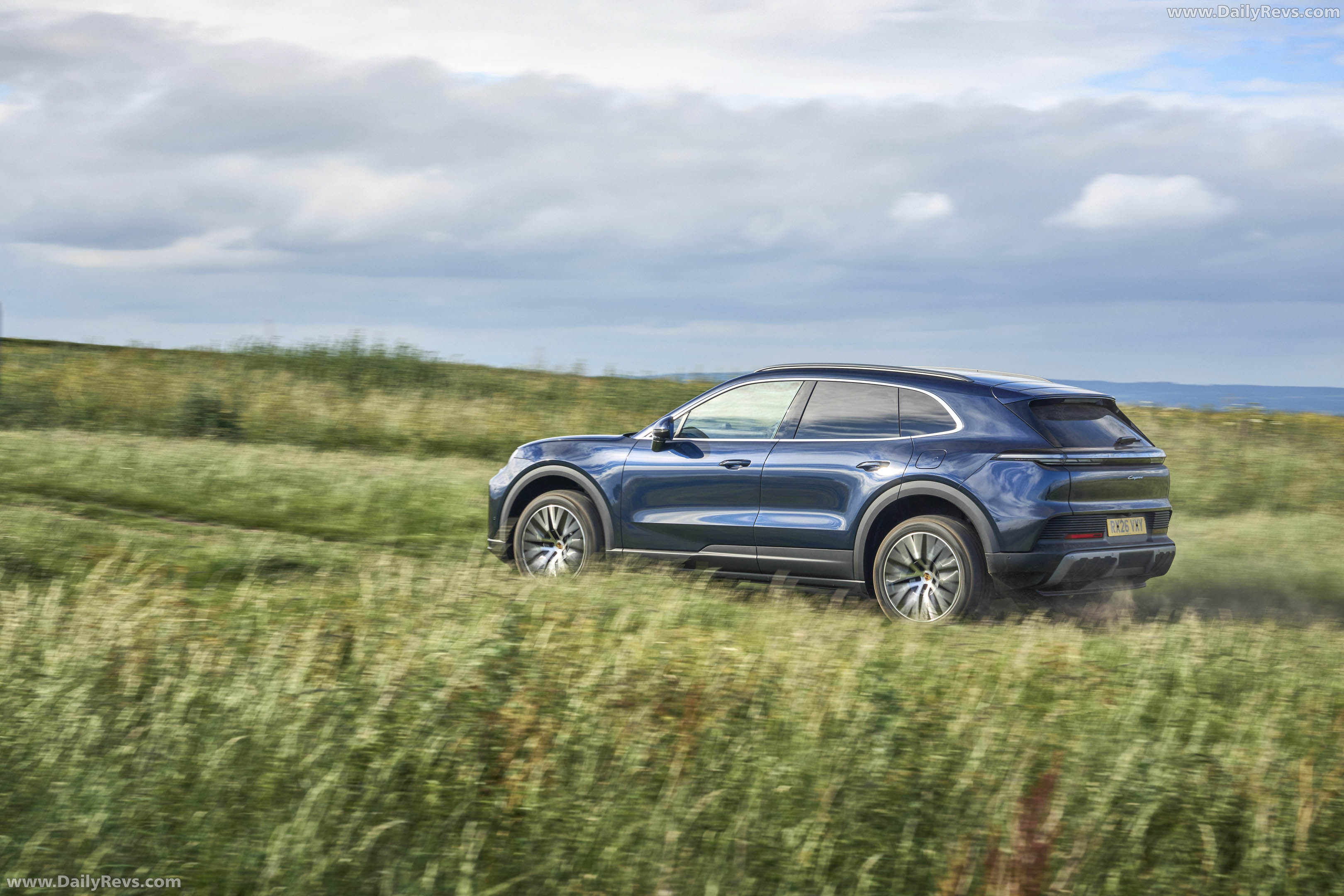 2027 Porsche Cayenne Electric E4 UK Version Rear View