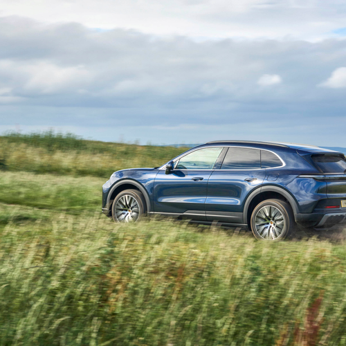 2027 Porsche Cayenne Electric E4 UK Version Rear View