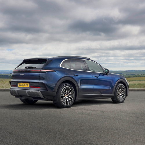 2027 Porsche Cayenne Electric E4 UK Version Rear View