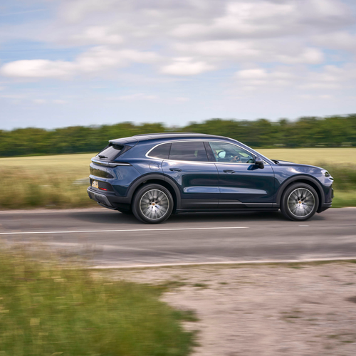 2027 Porsche Cayenne Electric E4 UK Version Side View