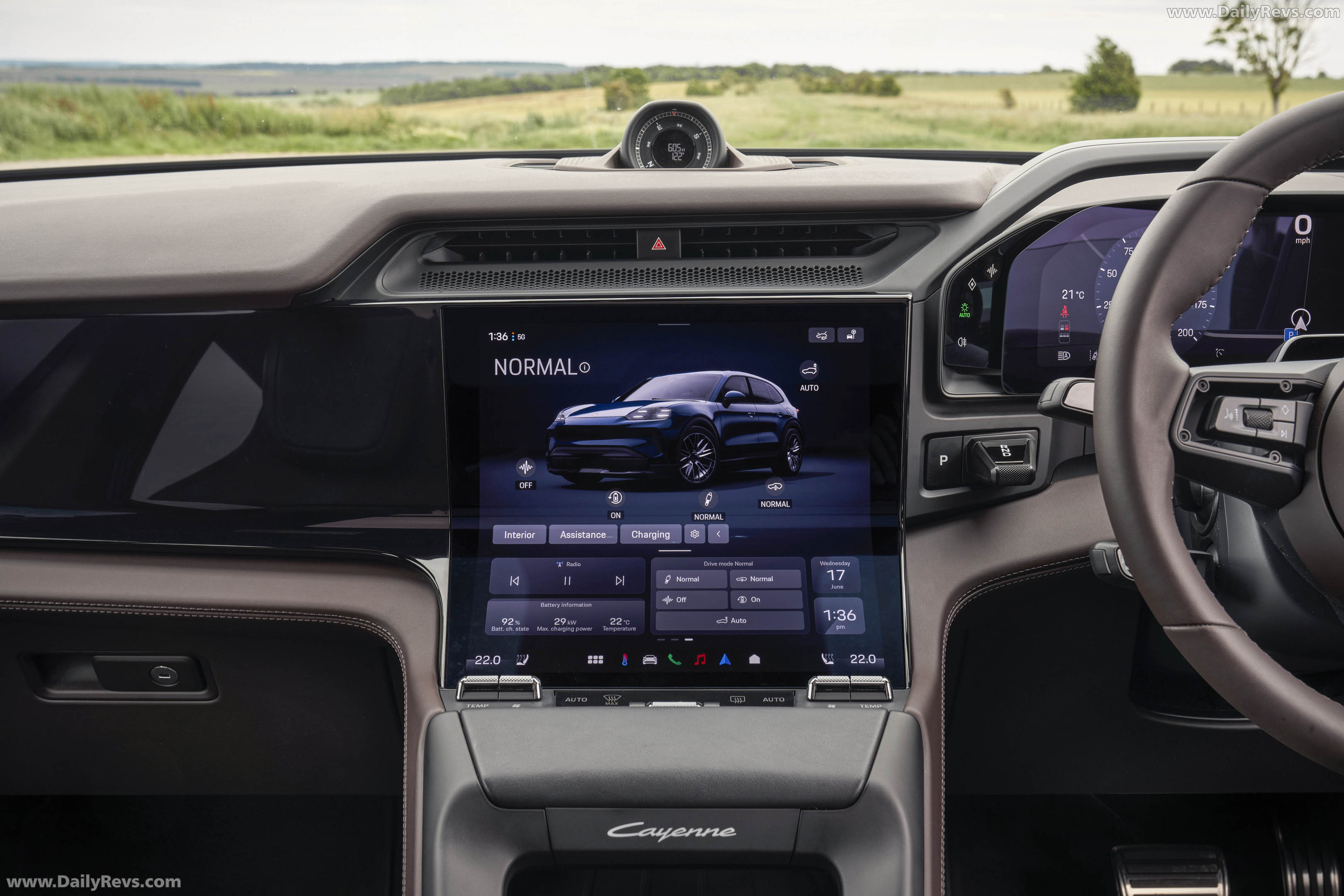 2027 Porsche Cayenne Electric E4 UK Version Interior