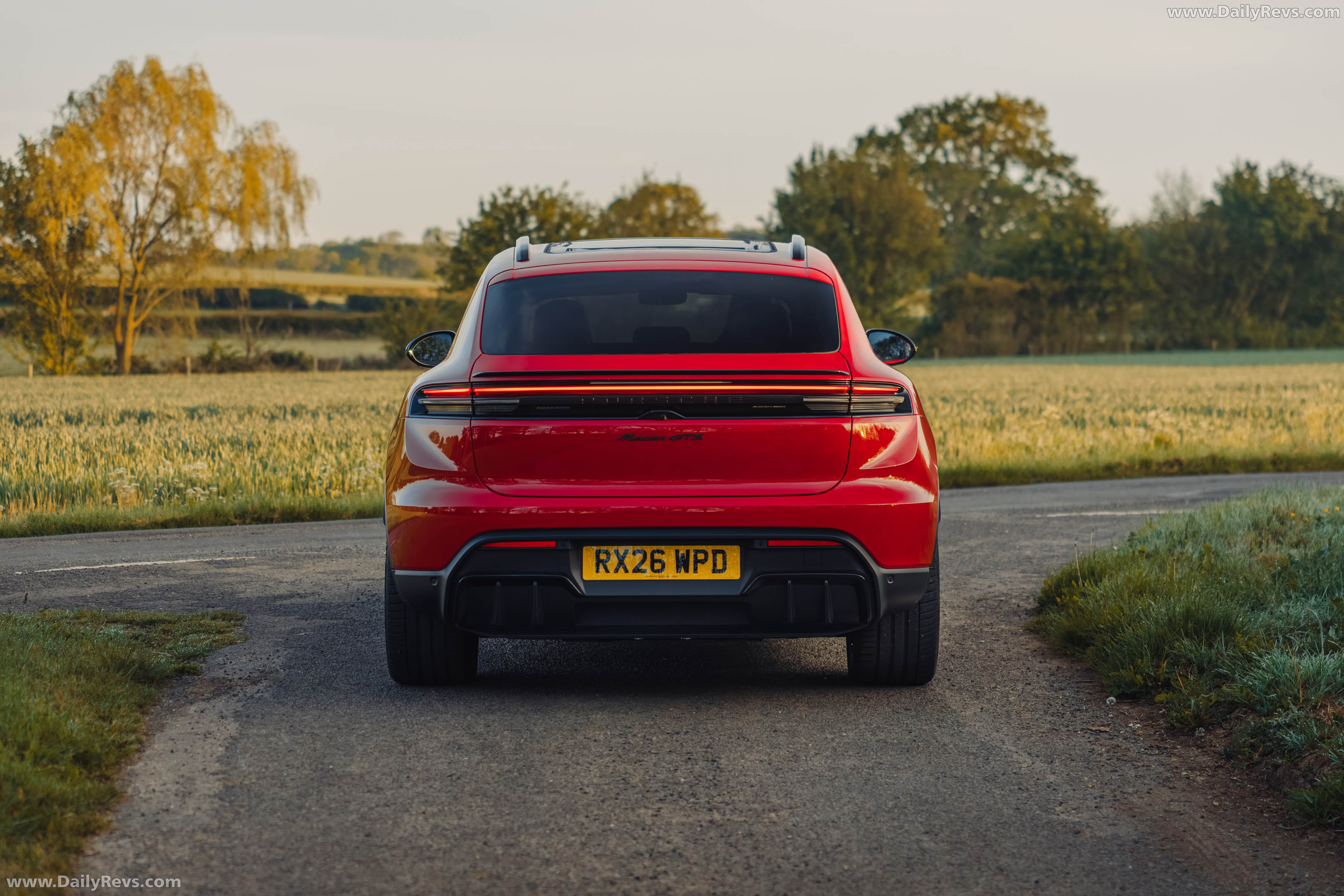 2026 Porsche Macan GTS H2 UK Version Rear View