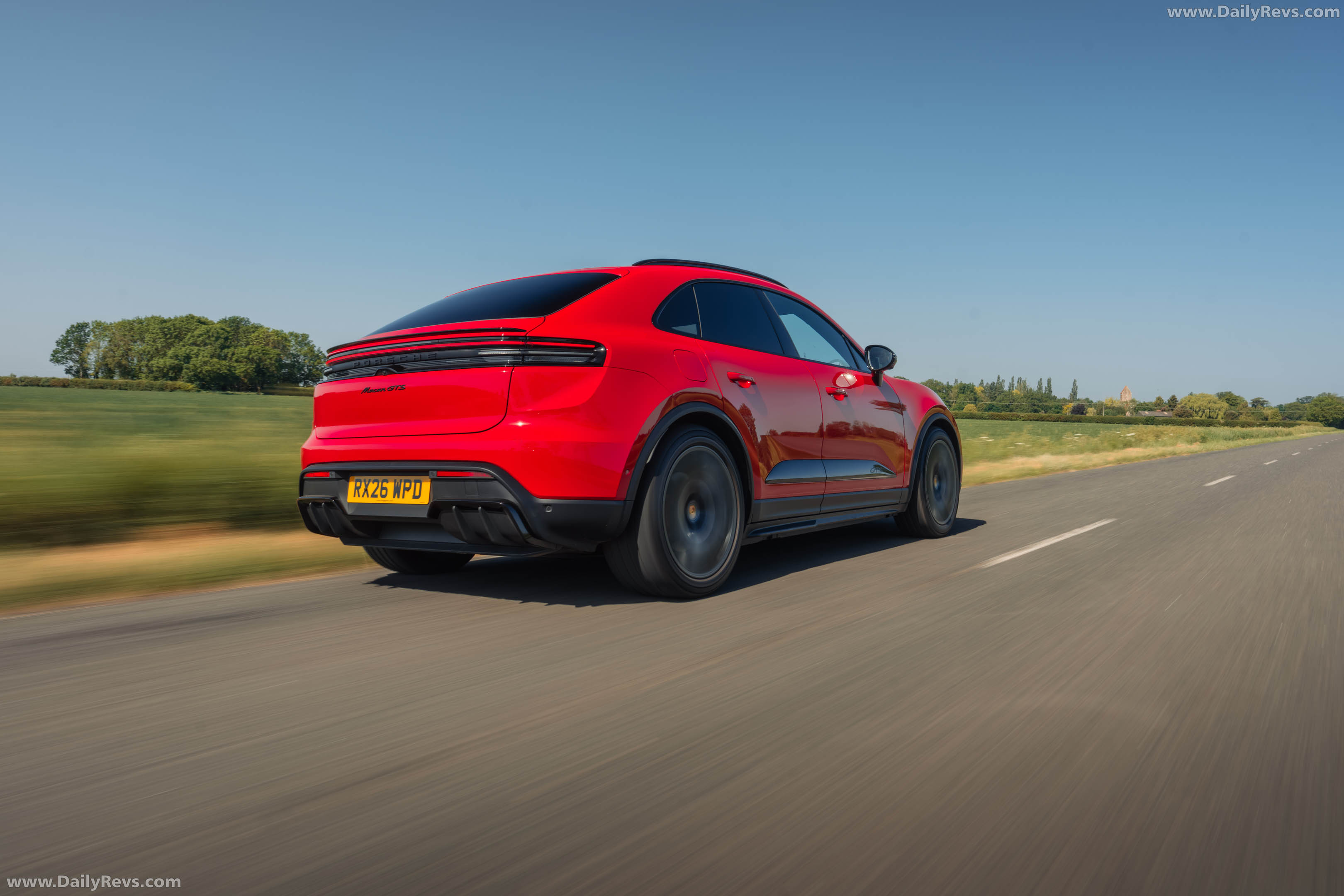 2026 Porsche Macan GTS H2 UK Version Rear View