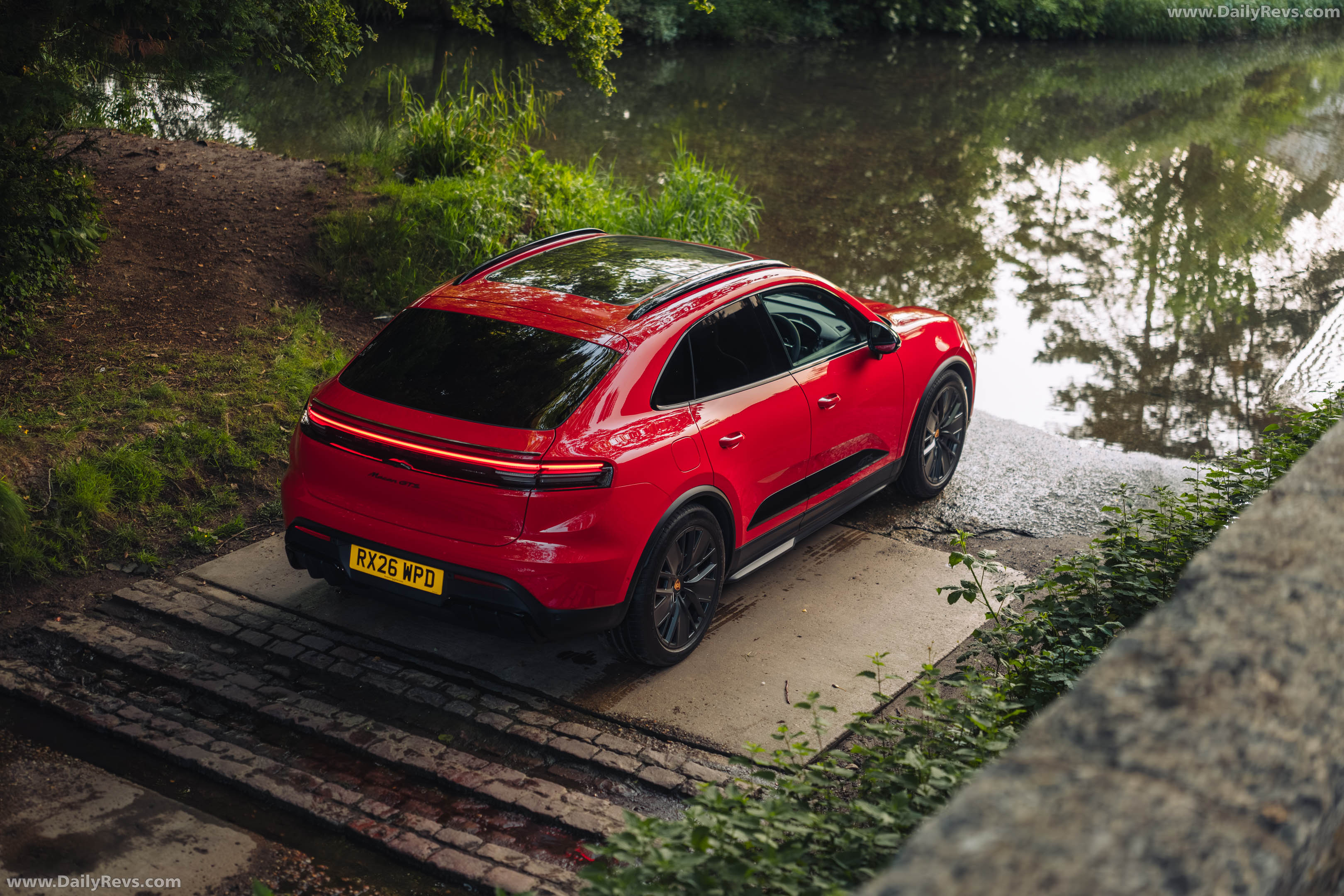 2026 Porsche Macan GTS H2 UK Version Rear View