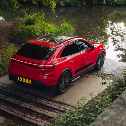 2026 Porsche Macan GTS H2 UK Version Rear View