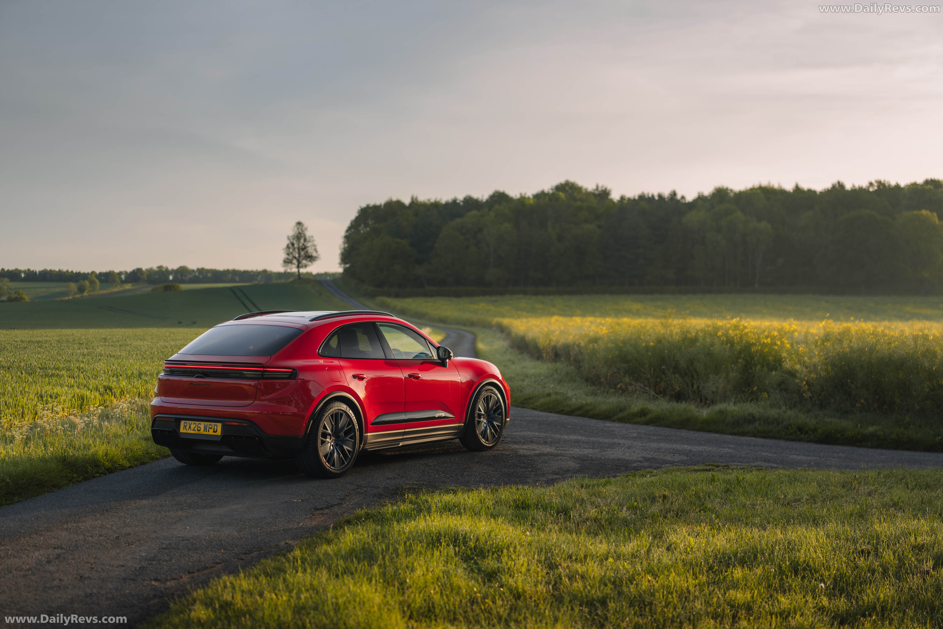 2026 Porsche Macan GTS H2 UK Version Rear View