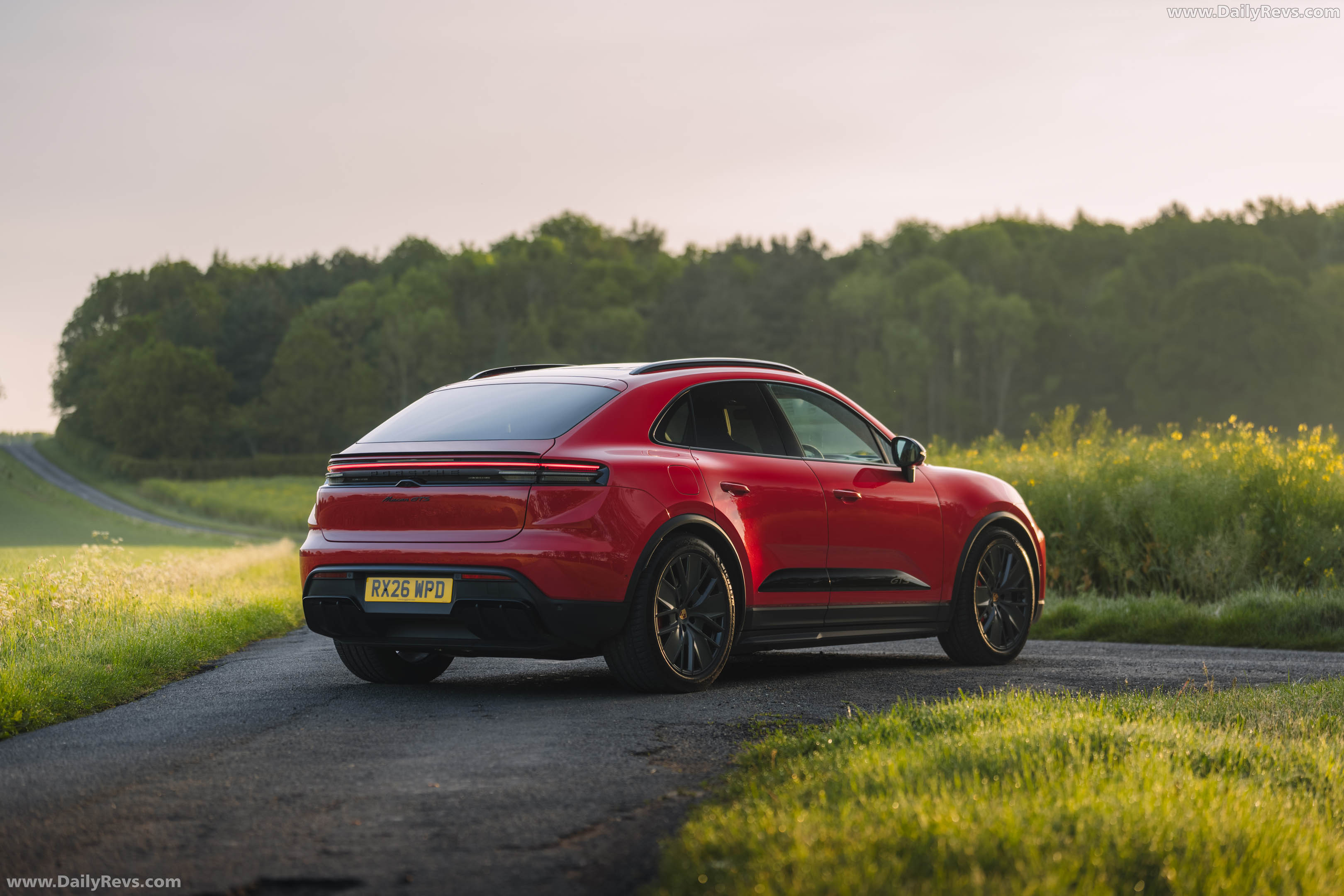 2026 Porsche Macan GTS H2 UK Version Rear View
