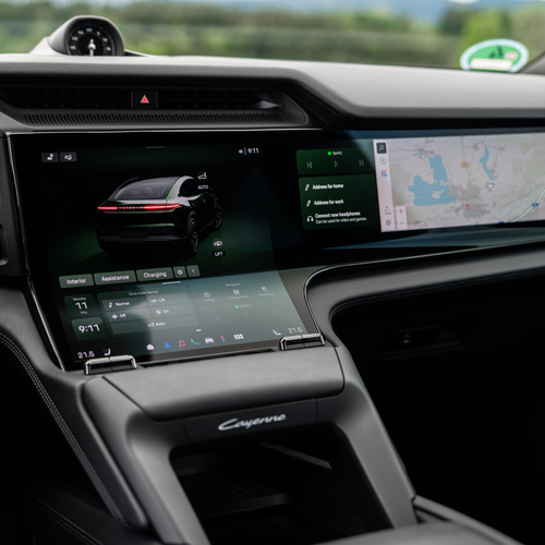2027 Porsche Cayenne S Coupe Electric E4 Oak Green Interior