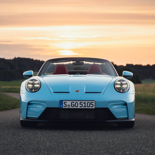 2027 Porsche 911 GT3 S-C 992 ll Olymp Blue Front View