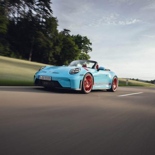 2027 Porsche 911 GT3 S-C 992 ll Olymp Blue Front View
