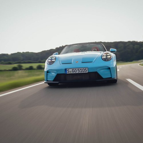 2027 Porsche 911 GT3 S-C 992 ll Olymp Blue Front View