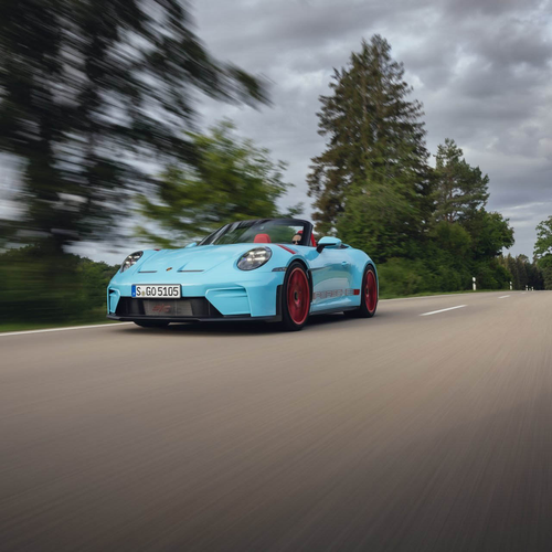 2027 Porsche 911 GT3 S-C 992 ll Olymp Blue Front View