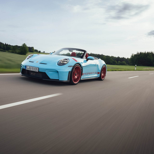 2027 Porsche 911 GT3 S-C 992 ll Olymp Blue Front View