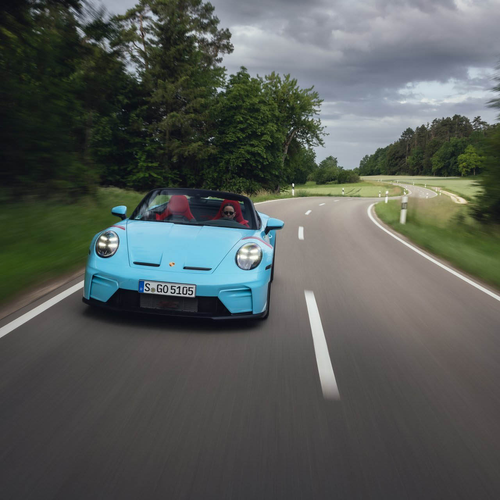 2027 Porsche 911 GT3 S-C 992 ll Olymp Blue Front View
