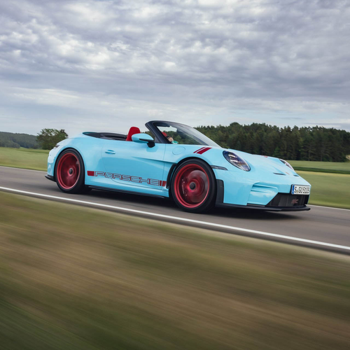 2027 Porsche 911 GT3 S-C 992 ll Olymp Blue Front View