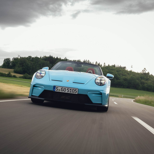 2027 Porsche 911 GT3 S-C 992 ll Olymp Blue Front View