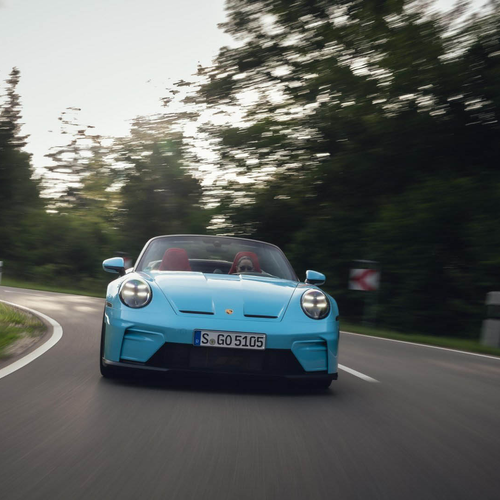 2027 Porsche 911 GT3 S-C 992 ll Olymp Blue Front View