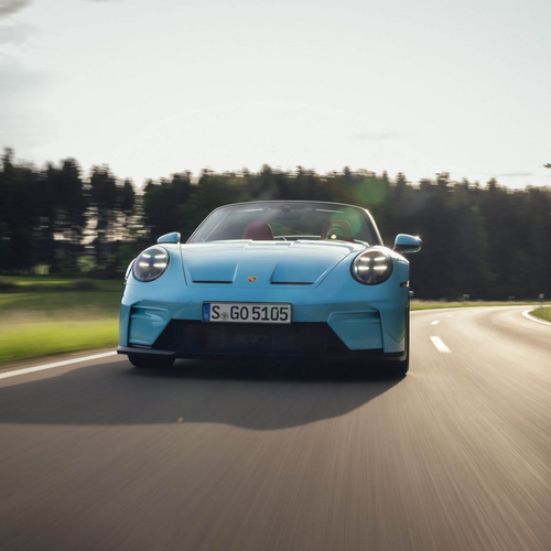 2027 Porsche 911 GT3 S-C 992 ll Olymp Blue Front View