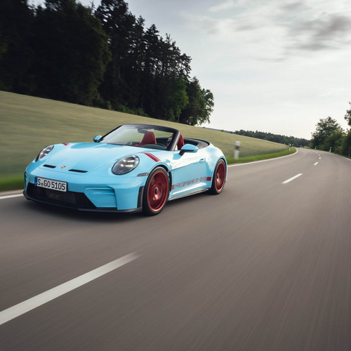 2027 Porsche 911 GT3 S-C 992 ll Olymp Blue Front View