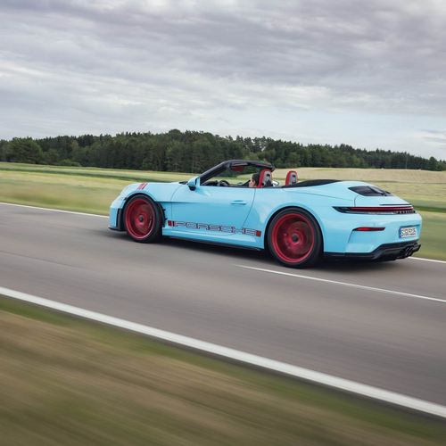 2027 Porsche 911 GT3 S-C 992 ll Olymp Blue Rear View